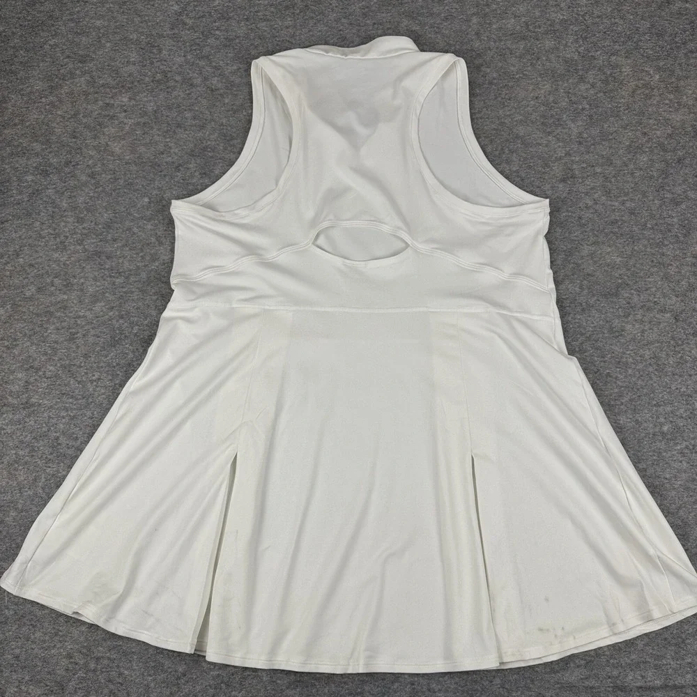 Nike Court Dri Fit Victory Tennis Dress White DD8732-100 Womens Plus 1X *